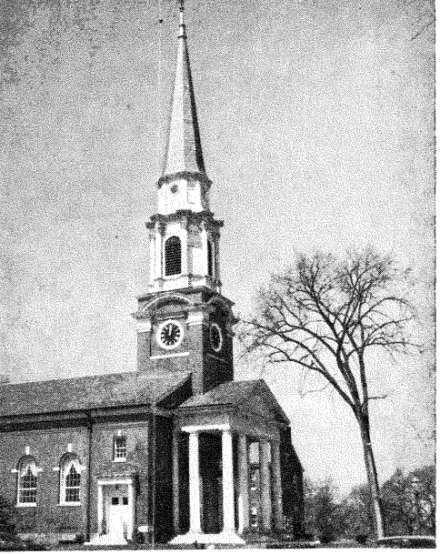 Wellesley Congregational Church rebuild after fire 1922